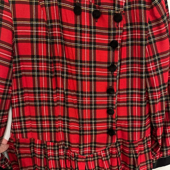 Red Plaid Dress - Picture 8 of 8
